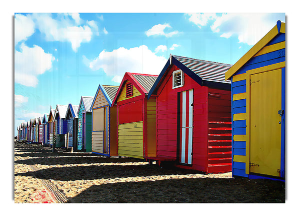 Colourful Beach Huts