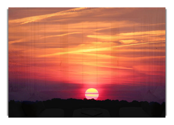 Clouds Across The Setting Sun