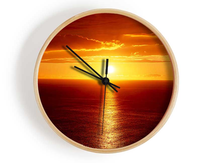 Sunset Japan Clock - Wallart-Direct UK