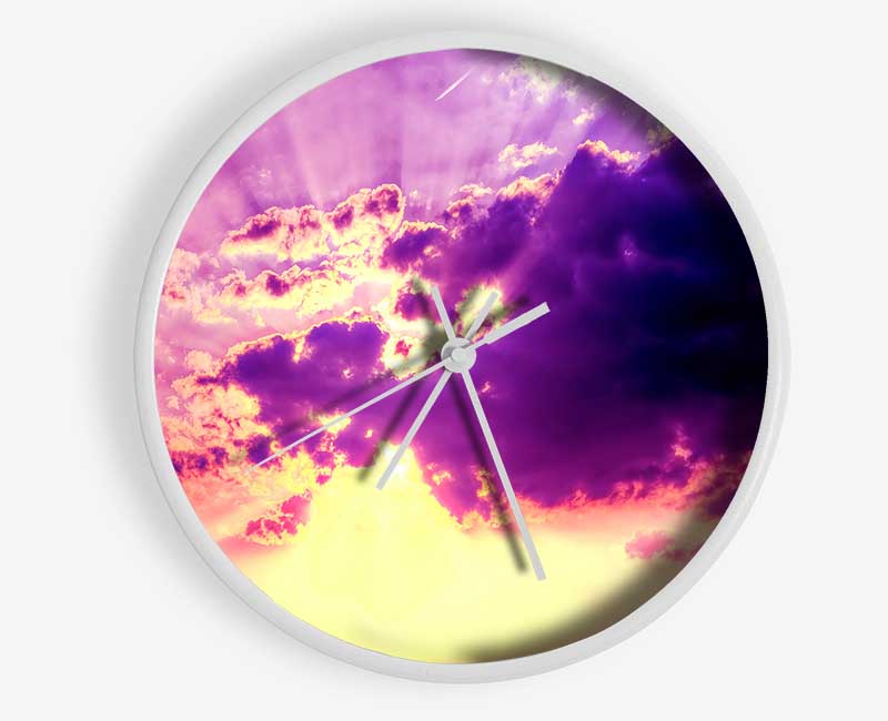 Sunburst Clock - Wallart-Direct UK