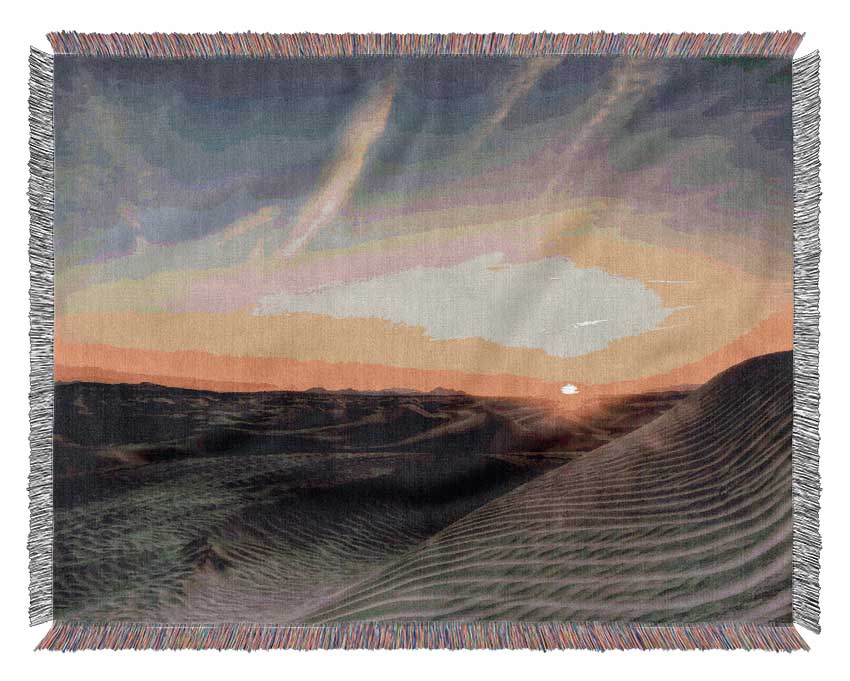 Little Sahara Sunset Woven Blanket