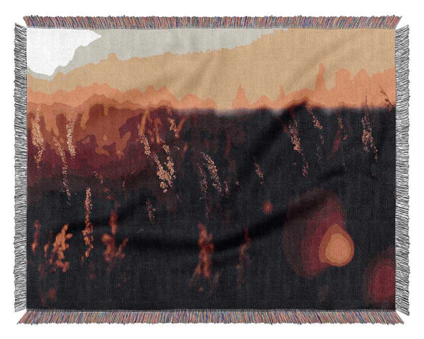 Hot Sunset Woven Blanket