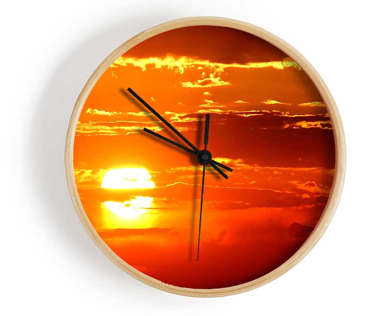 Sun In The Sky Clock - Wallart-Direct UK