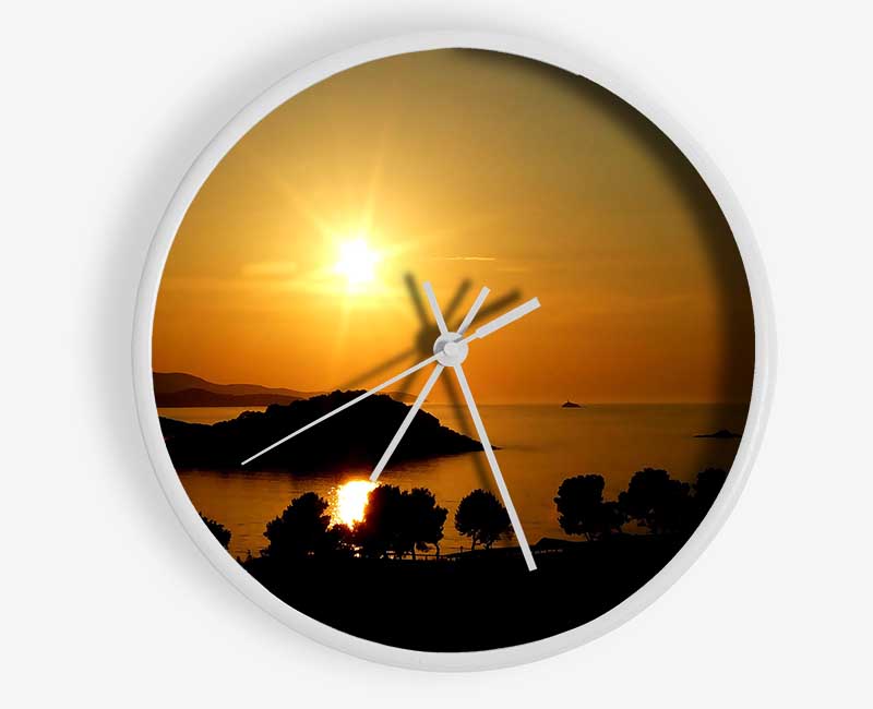 Ksamil Clock - Wallart-Direct UK