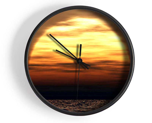 Huge Ocean Sun God Clock - Wallart-Direct UK