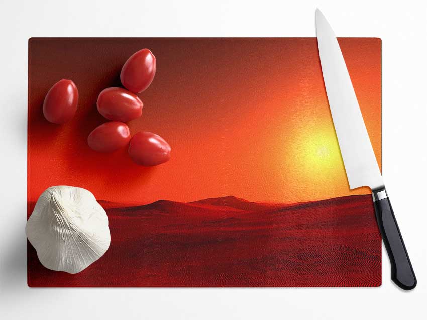 Sahara Glass Chopping Board