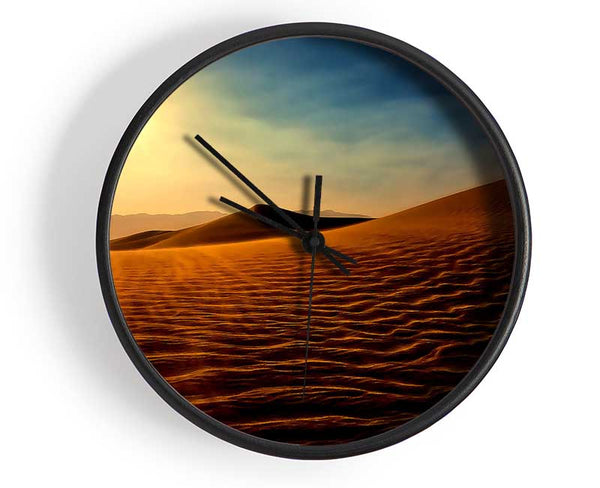 Sand Wind Clock - Wallart-Direct UK