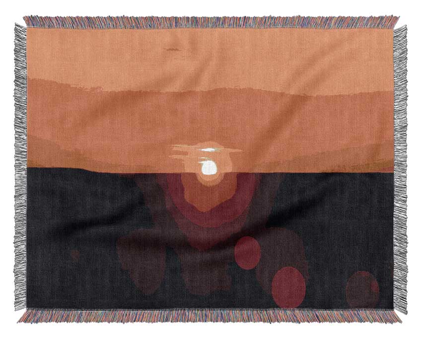 Sunset Sparkle Woven Blanket