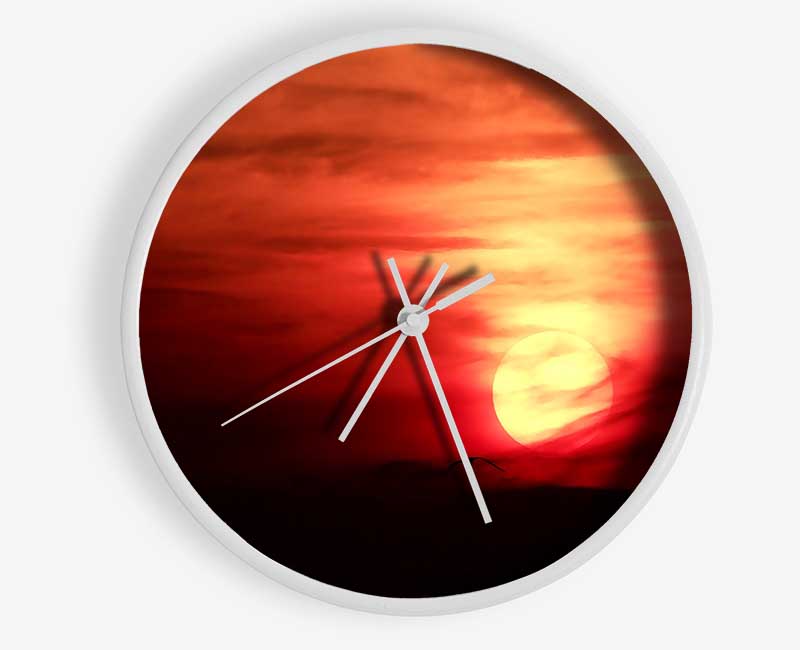 Journey To The Sun Clock - Wallart-Direct UK