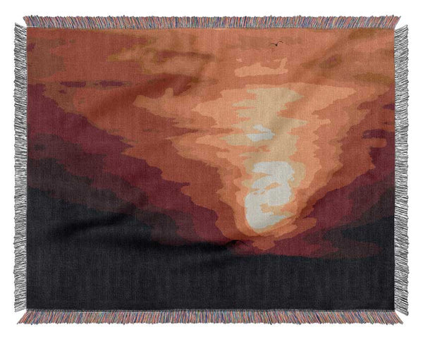 Journey To The Sun Woven Blanket