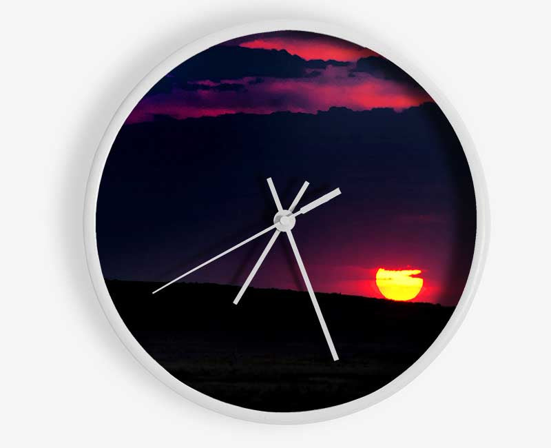 Sunrise Morning Clock - Wallart-Direct UK