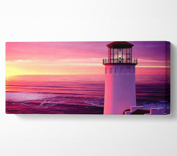 Lighthouse Pink Sunset