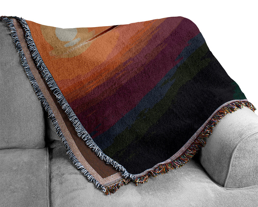 Twilight Sunset Woven Blanket