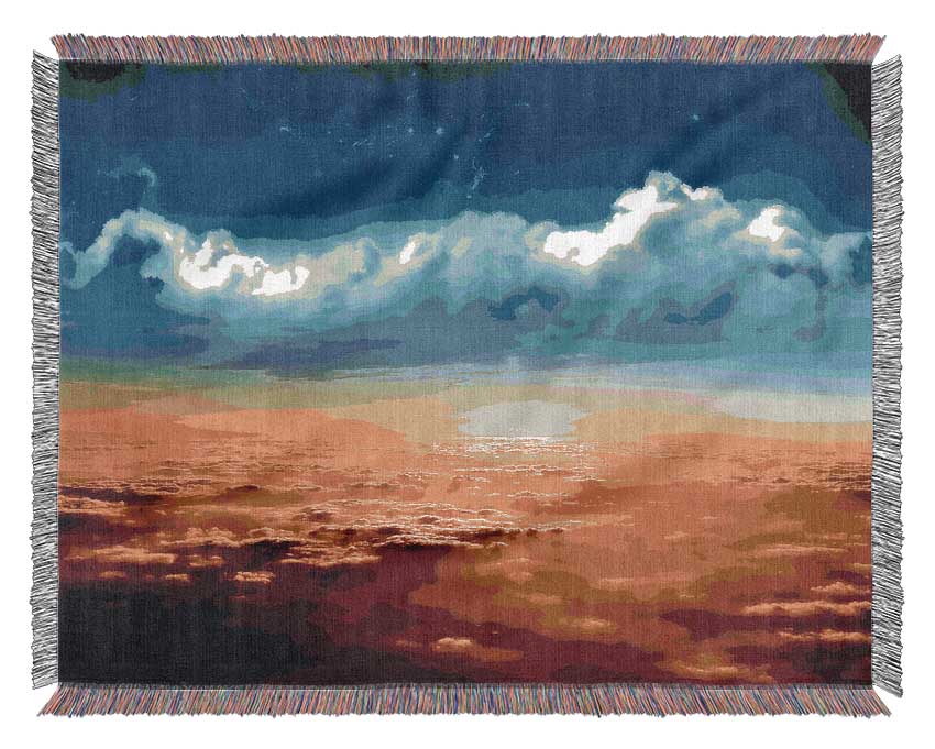 On The Clouds Woven Blanket