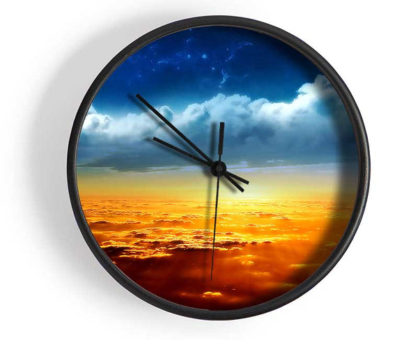 On The Clouds Clock - Wallart-Direct UK