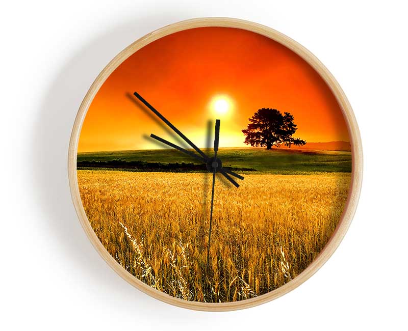 Sunny Day Clock - Wallart-Direct UK