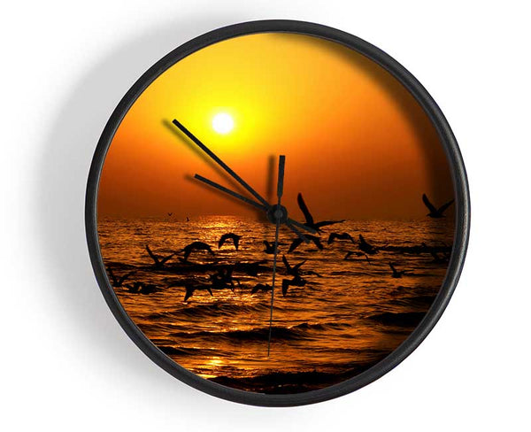 Ocean Flight Clock - Wallart-Direct UK