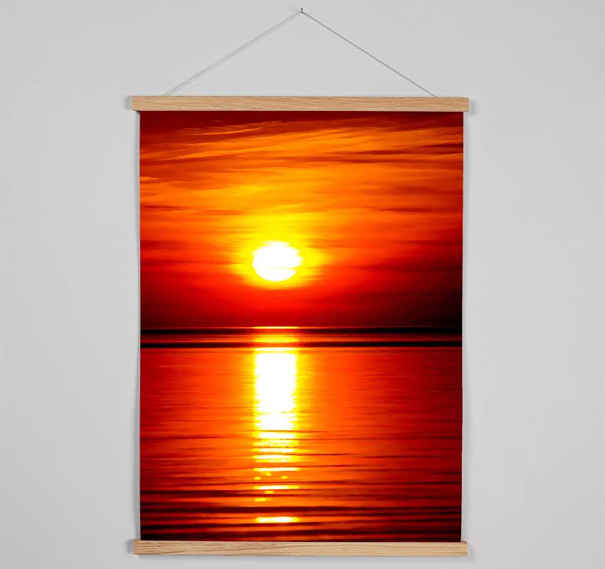 Reflections Of The Golden Sun Hanging Poster - Wallart-Direct UK