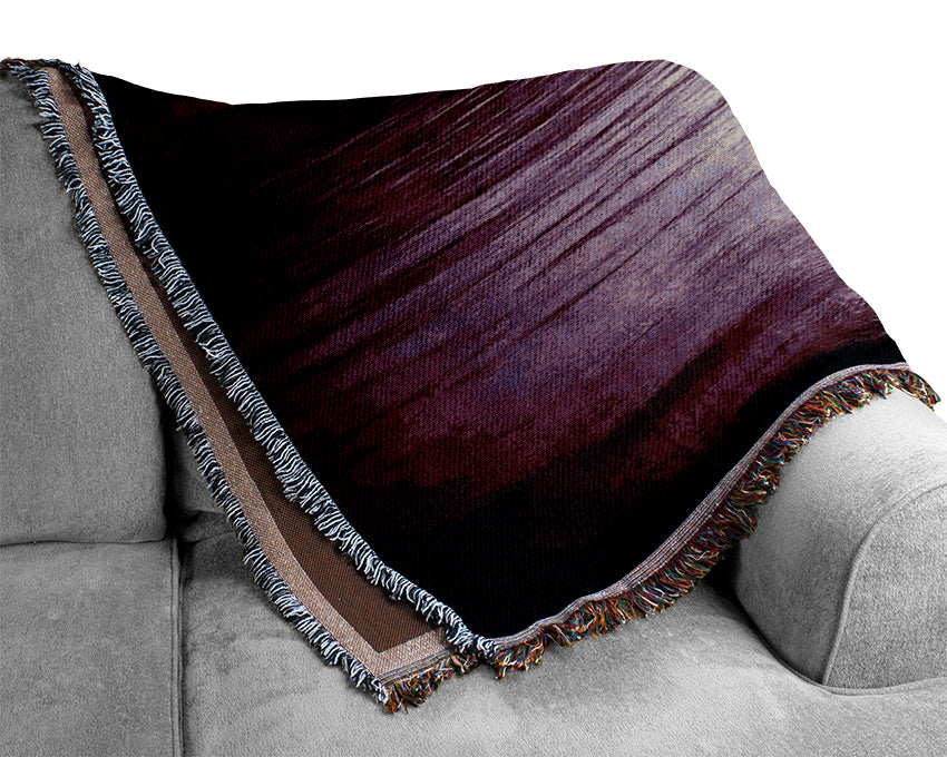 Serenity Mauve Woven Blanket