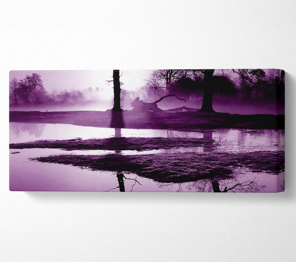 Sunset Forest Waters Purple