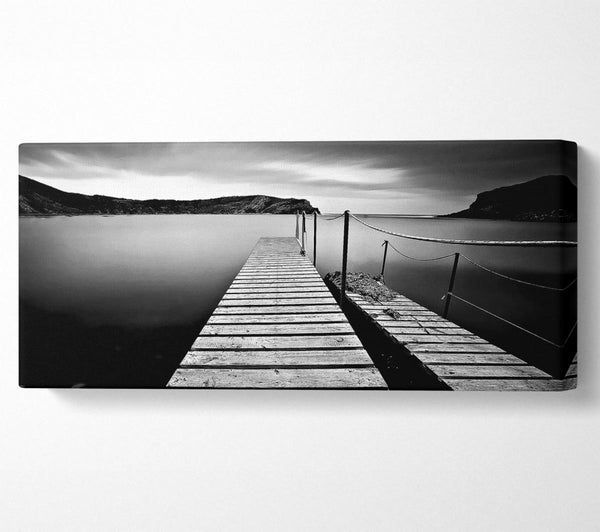 Abstract Pier B n W