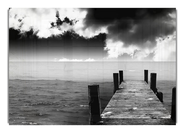 Black And White Pier