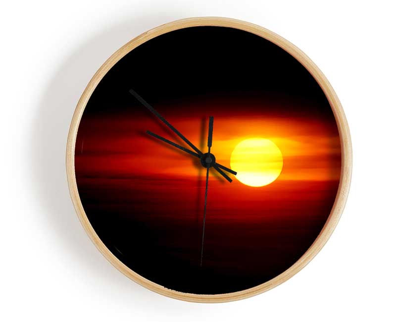 Energy Of The Sun Clock - Wallart-Direct UK