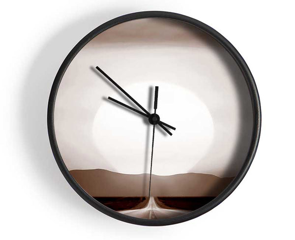 Chocolate Road To The Sun Clock - Wallart-Direct UK