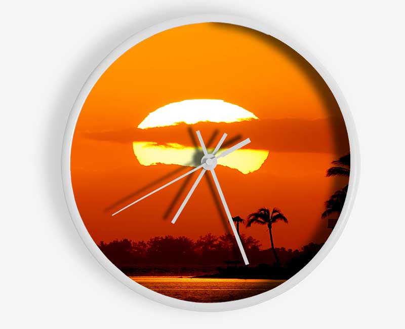 Paradise Beach House Clock - Wallart-Direct UK