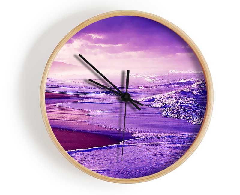 The Morning Oceans Ebb Clock - Wallart-Direct UK