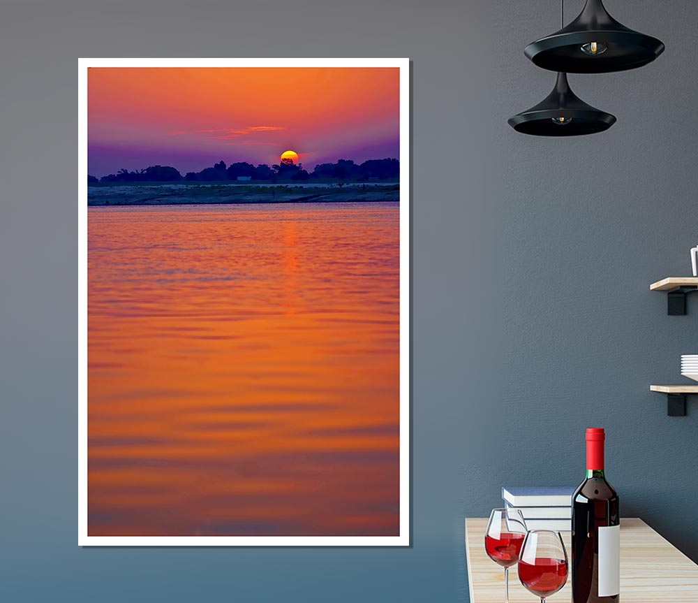 As The Sun Goes To Sleep Print Poster Wall Art