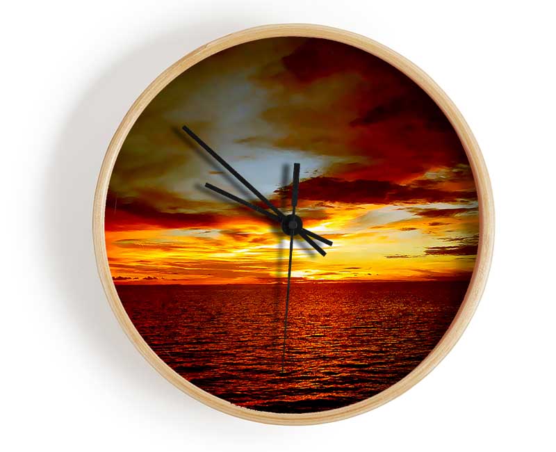 Calm Before The Storm Ii Clock - Wallart-Direct UK