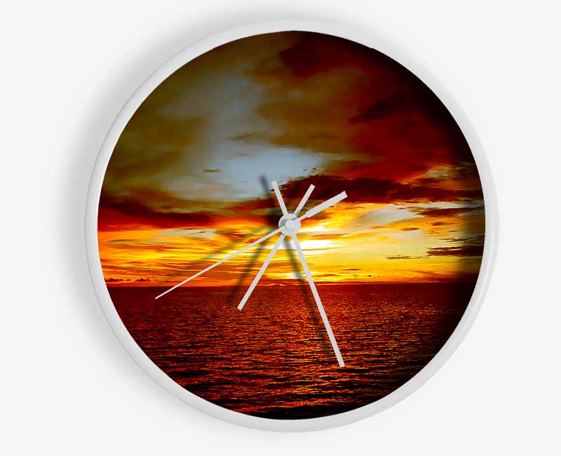 Calm Before The Storm Ii Clock - Wallart-Direct UK