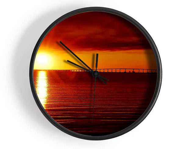 Amazing Sun Rays Clock - Wallart-Direct UK