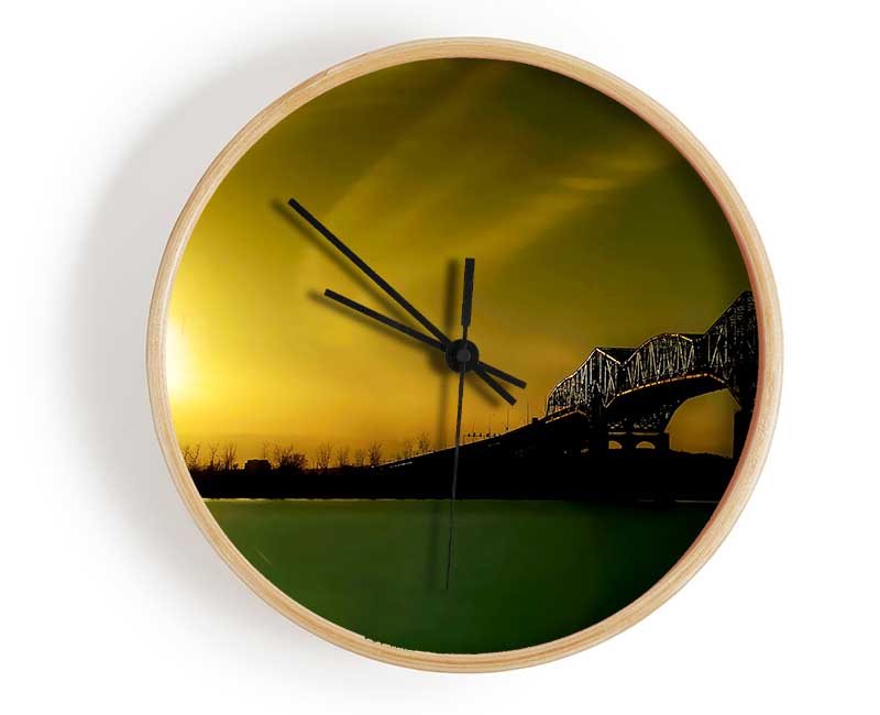 River Crossing Clock - Wallart-Direct UK