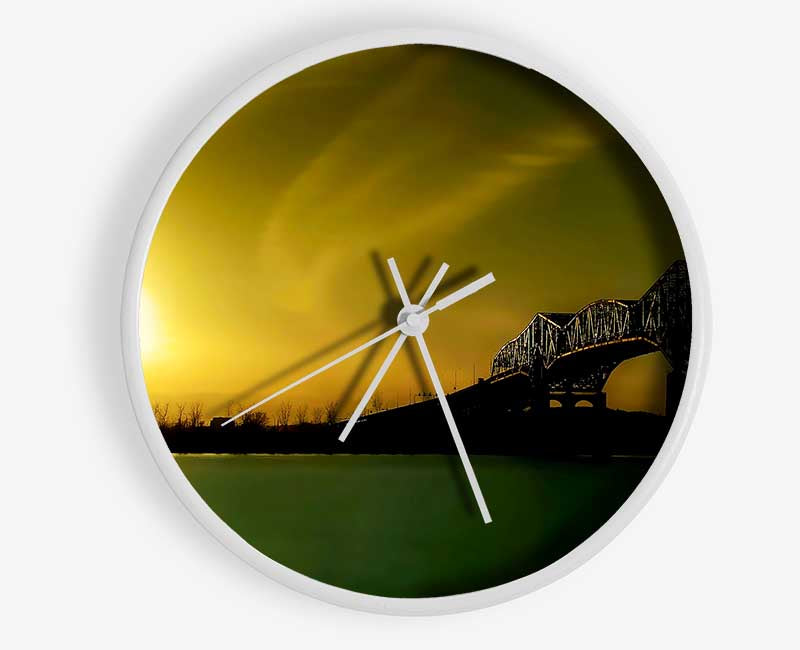 River Crossing Clock - Wallart-Direct UK