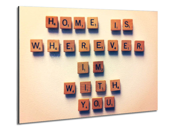 Love Quote Home Is Wherever Im With You