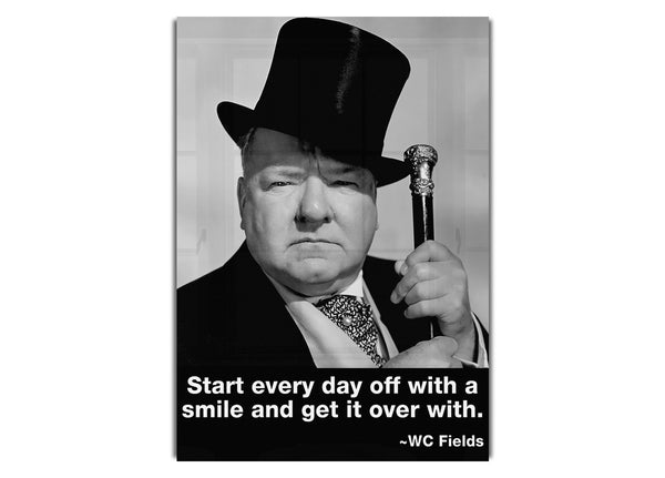 W C Fields Smile And Get It Over With