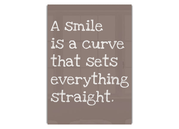 Smile Is A Curve Beige