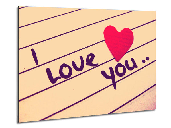 Love Quote I Love You Heart