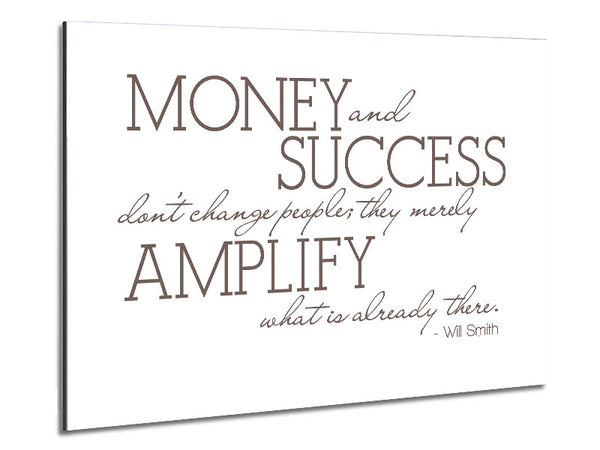 Movie Quote Will Smith Money And Success Beige