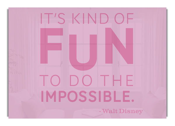 Walt Disney It'S Kind Of Fun Pink