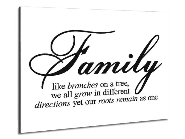 Family Quote Family We All Grow In Different Directions