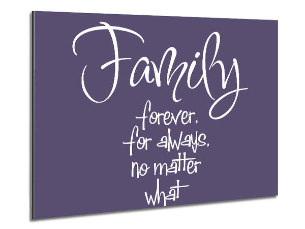 Family Quote Family Forever For Always Lilac