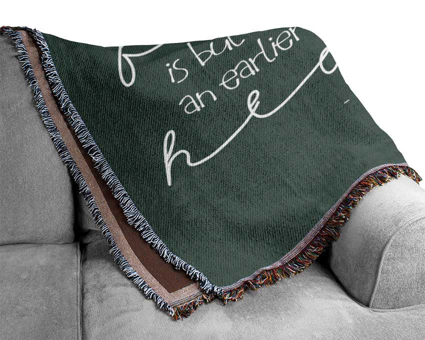 Family Quote George Bernard Shaw A Happy Family Grey Woven Blanket