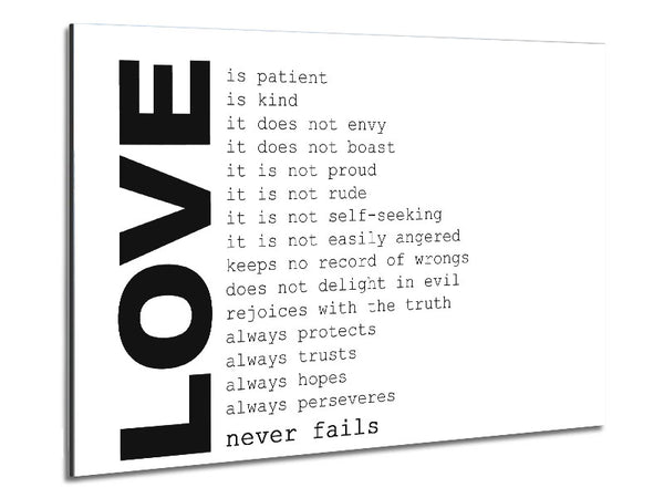 Love Quote Love Never Fails