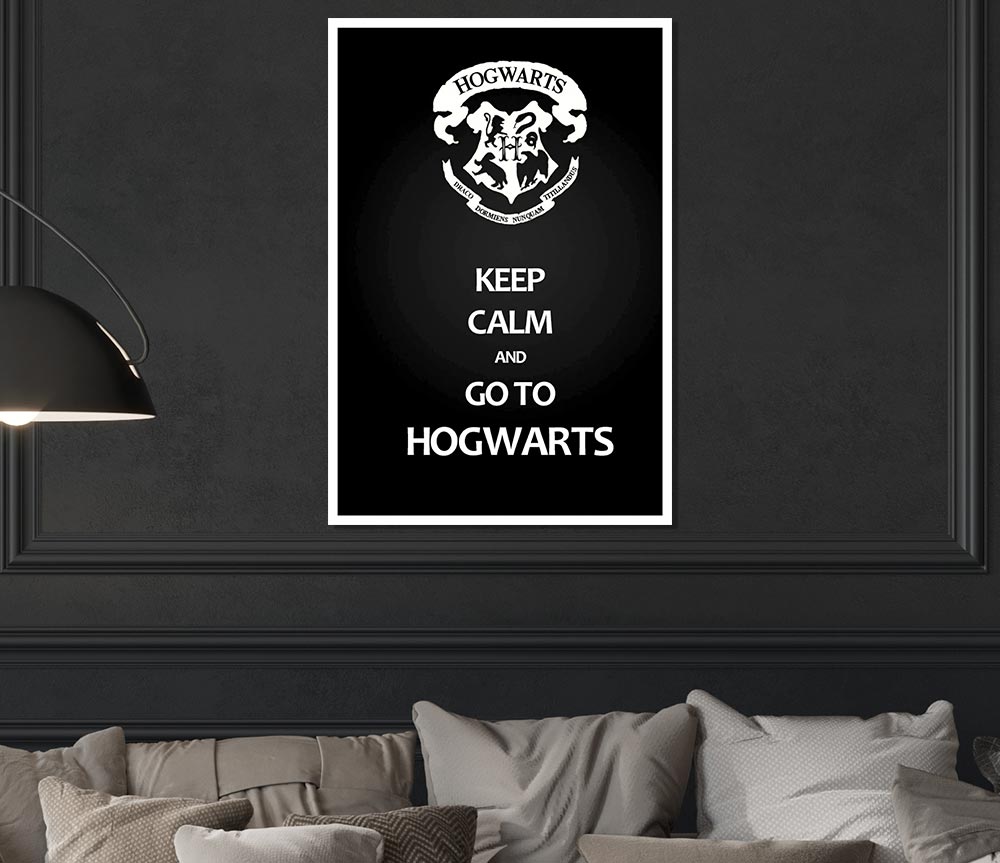 Keep Calm Hogwarts Print Poster Wall Art