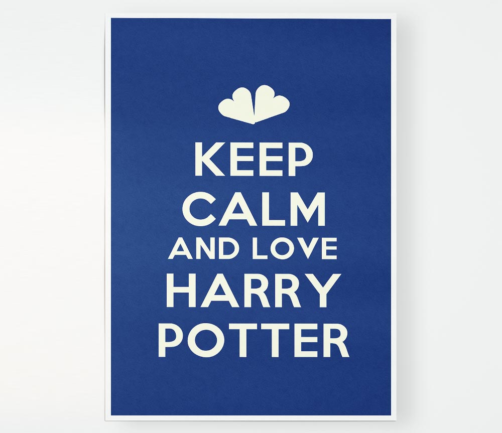 Keep Calm Potter Print Poster Wall Art