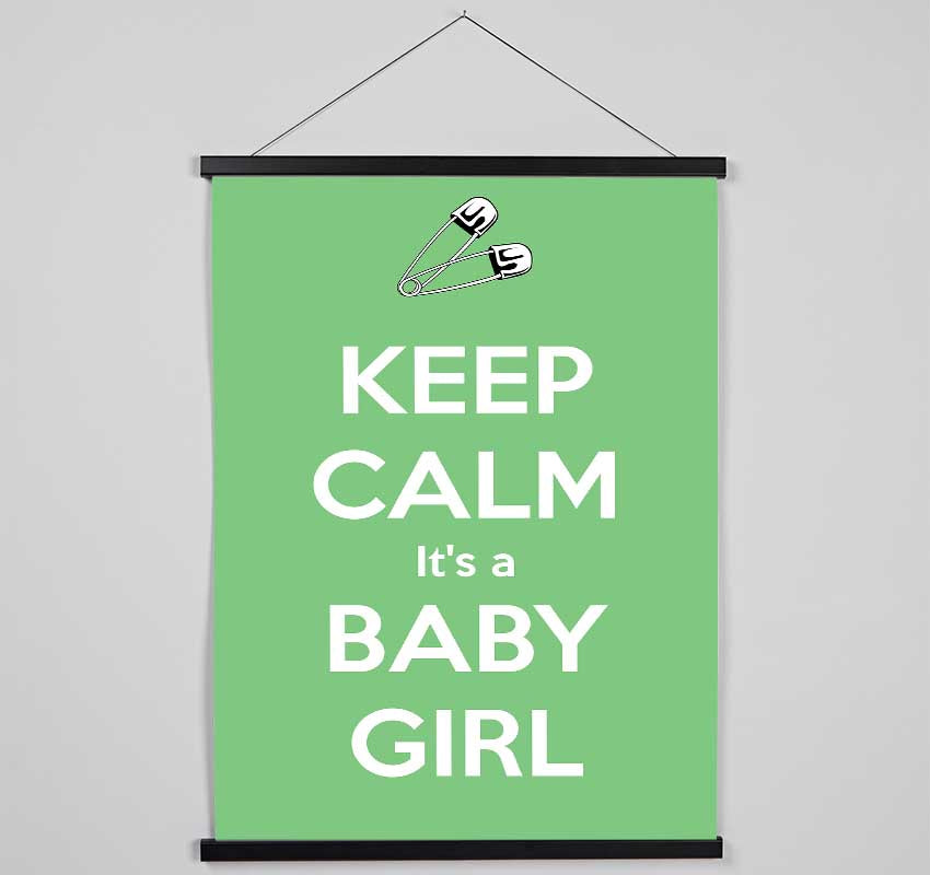 Keep Calm Its A Baby Girl Hanging Poster - Wallart-Direct UK