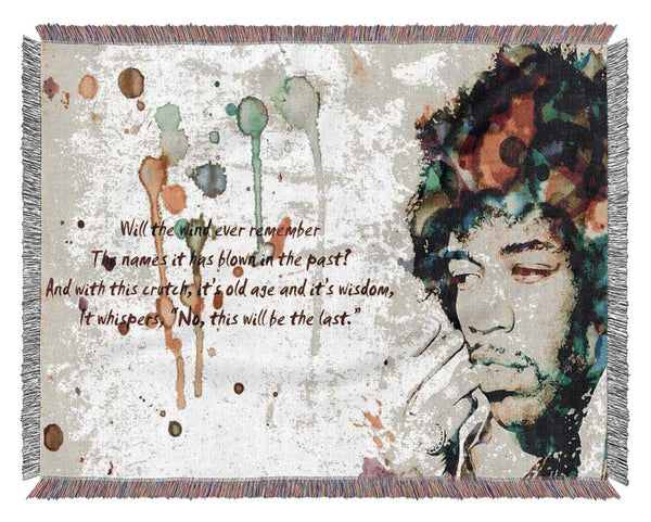 Music Quote Jimi Hendrix The Wind Woven Blanket